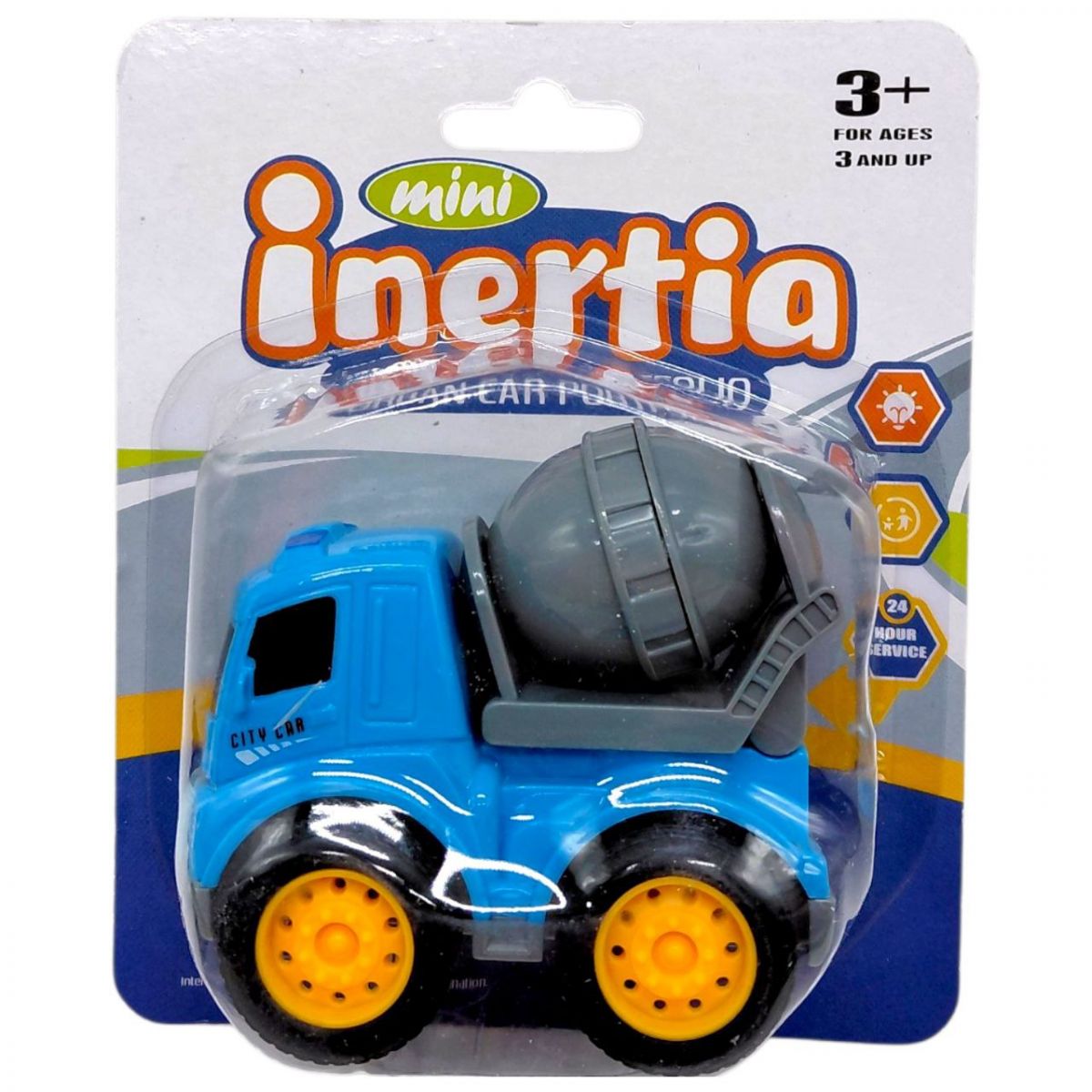 Машина будтехніка, інерційна на блістері (БЛАКИТНА)  фото 1