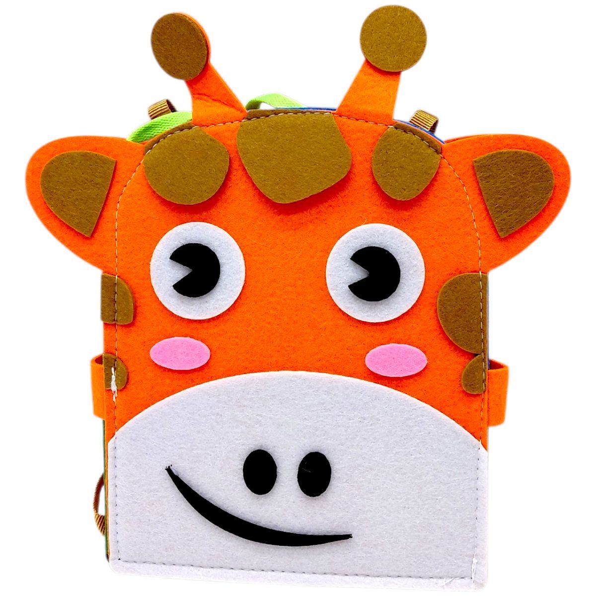 Логічна папка (фетр, годинник, застібки, рахівничка, шнурівка, ремінець)  фото 1