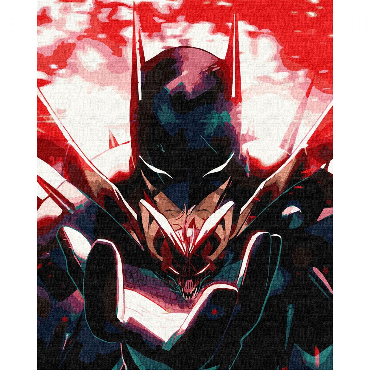 Картина за номерами з фарбами металік "Batman: Темний Лицар" 40х50 см  фото 1