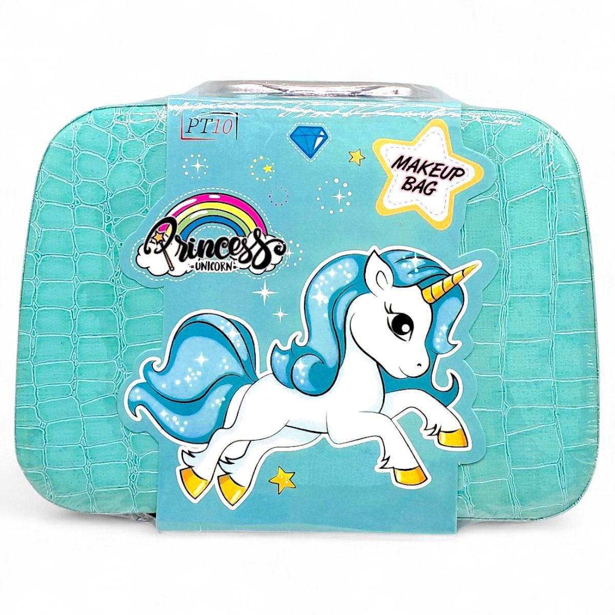 Набір аксесуарів у валізі: парфуми+годинник "Принцеса Єдиноріг" (МʼЯТНИЙ)  фото 1