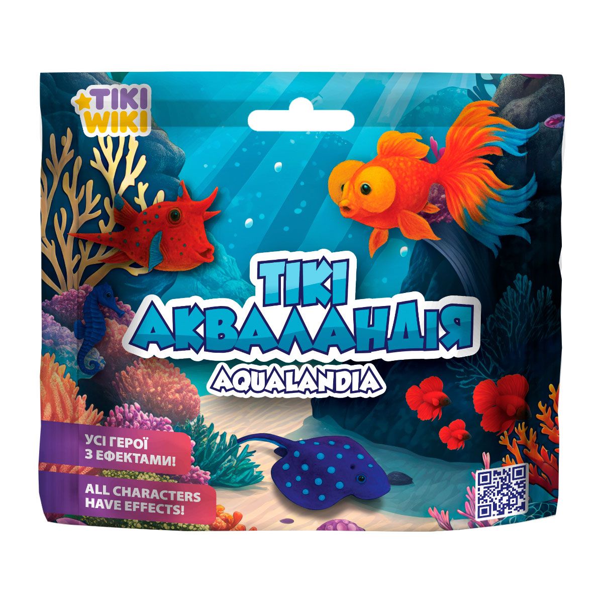 Стретч-іграшка у вигляді тварини TIKI WIKI – ТІКІ АКВАЛАНДІЯ (мікс)  фото 1