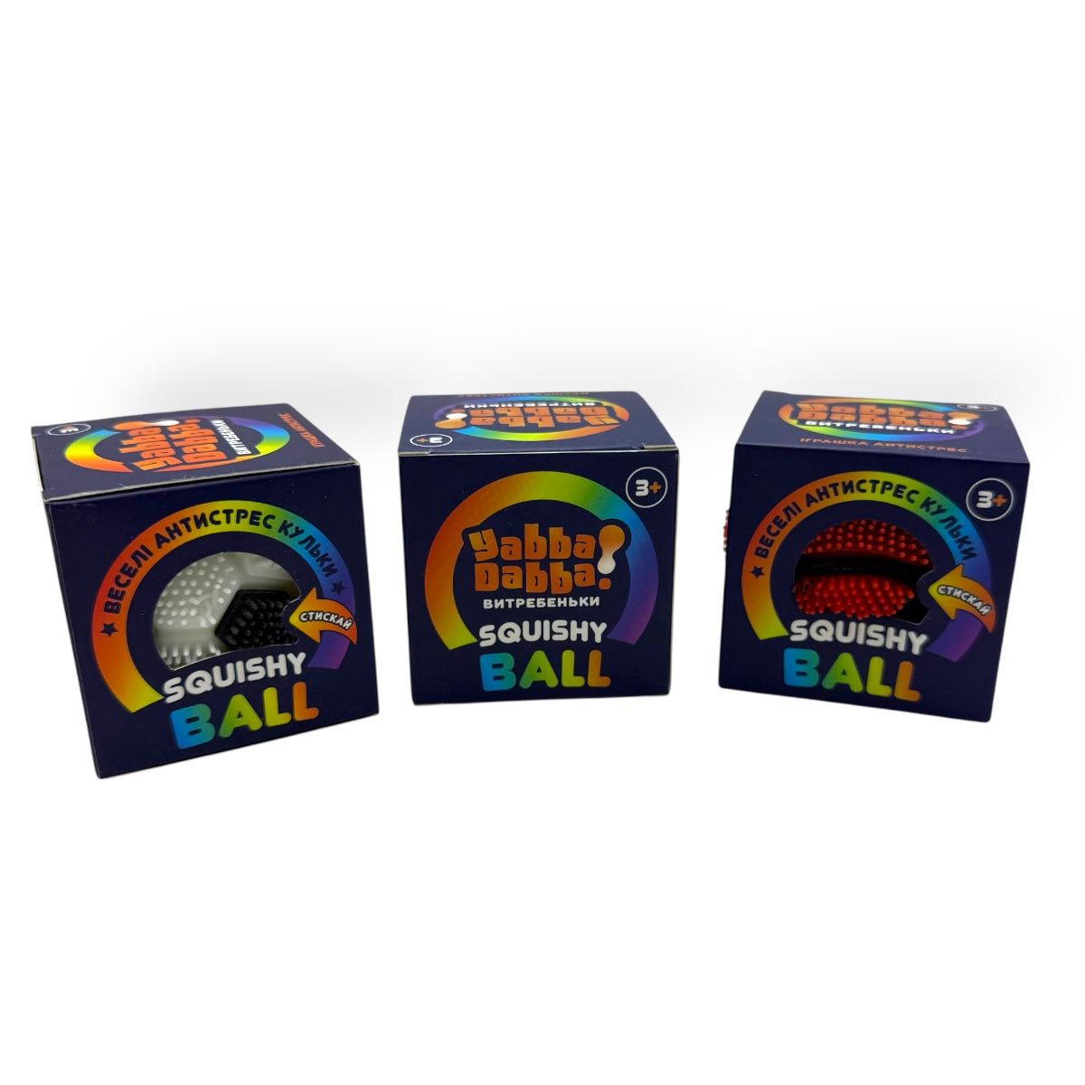 Антистрес YabbaDabba арт.  YD2546 (288шт) наповнювач PVA 7см 3 мікс 12шт дисплей бокс 26х18х6 см  фото 1