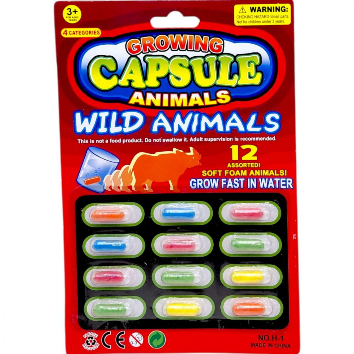 Зростайки в капсулі на планшетці (ДИКІ ТВАРИНИ)  фото 1