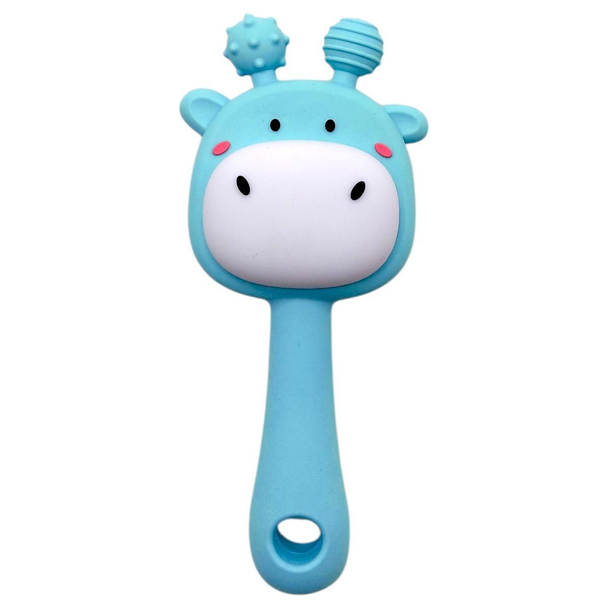 Силіконовий прорізувач-брязкальце Жираф (МʼЯТНИЙ)  фото 1