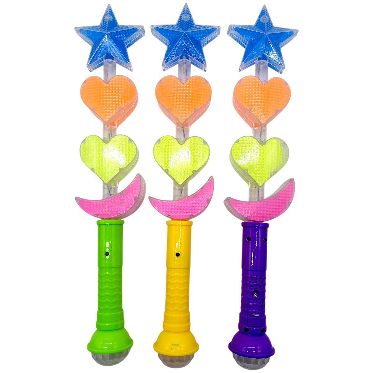 Уцінка.  Паличка "Зірка два серця місяць" з 3D проекцією (мікс) не працює  фото 1