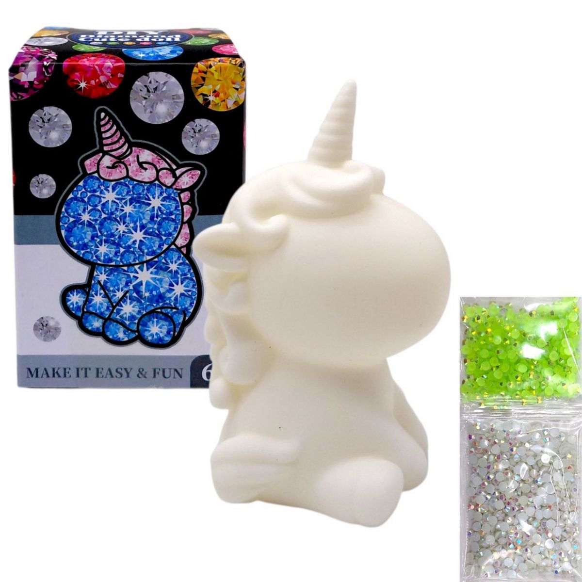 Набір для творчості з кристалами "Єдиноріг" (ВИД 1)  фото 1