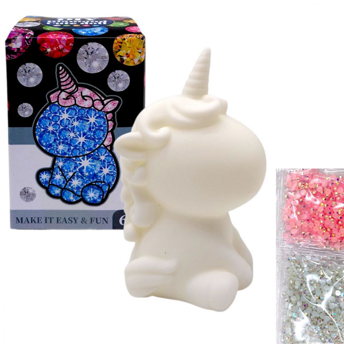 Набір для творчості з кристалами "Єдиноріг" (ВИД 3)  фото 1