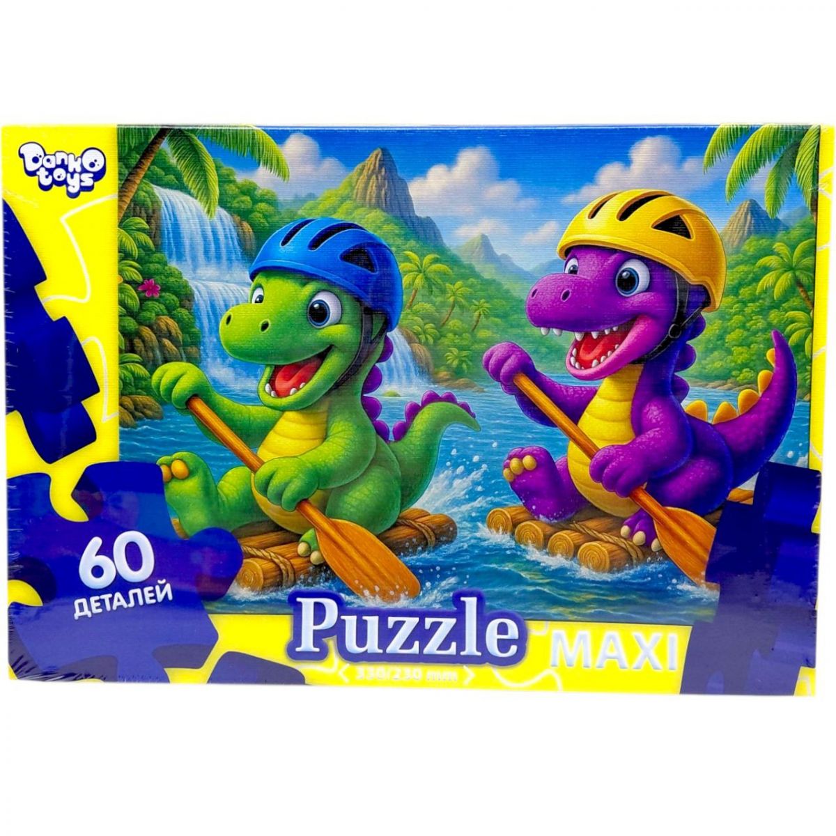 МАКСІ ПАЗЛИ на 60 ЕЛЕМЕНТІВ (ГРЕБЛЯ)  фото 1