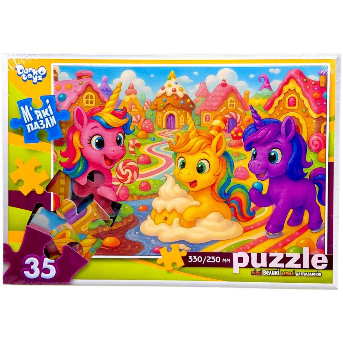 МʼЯКІ ПАЗЛИ 35 ЕЛЕМЕНТІВ (СОЛОДКЕ МІСТО)  фото 1