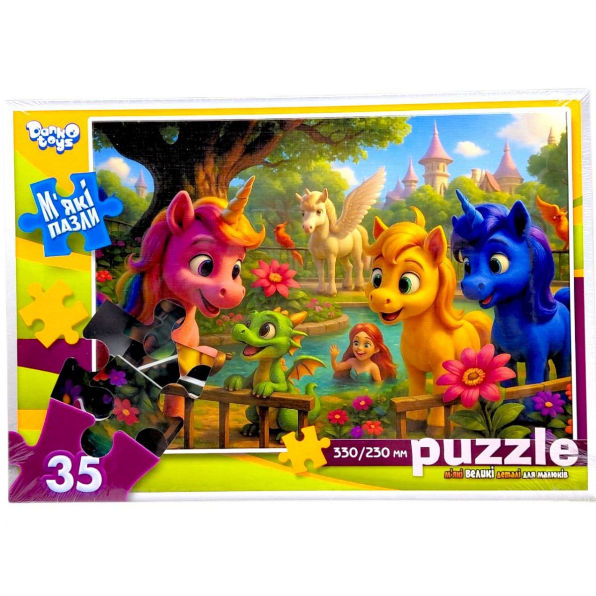 МʼЯКІ ПАЗЛИ 35 ЕЛЕМЕНТІВ (КАЗКОВА ЗУСТРІЧ)  фото 1