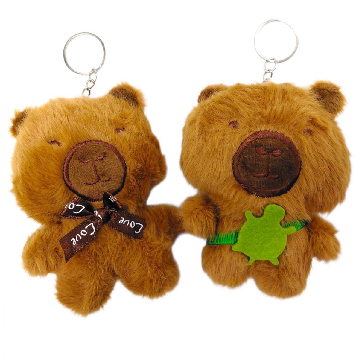 Мʼяка іграшка-брелок Капібара 11 см (мікс)  фото 1