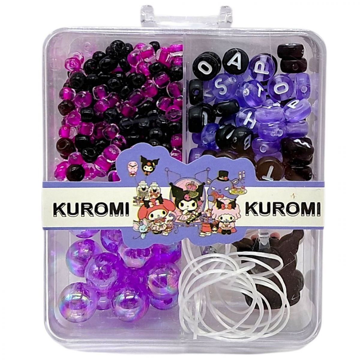 Бисер для плетения браслетов Аниме с фигуркой Kuromi  фото 1