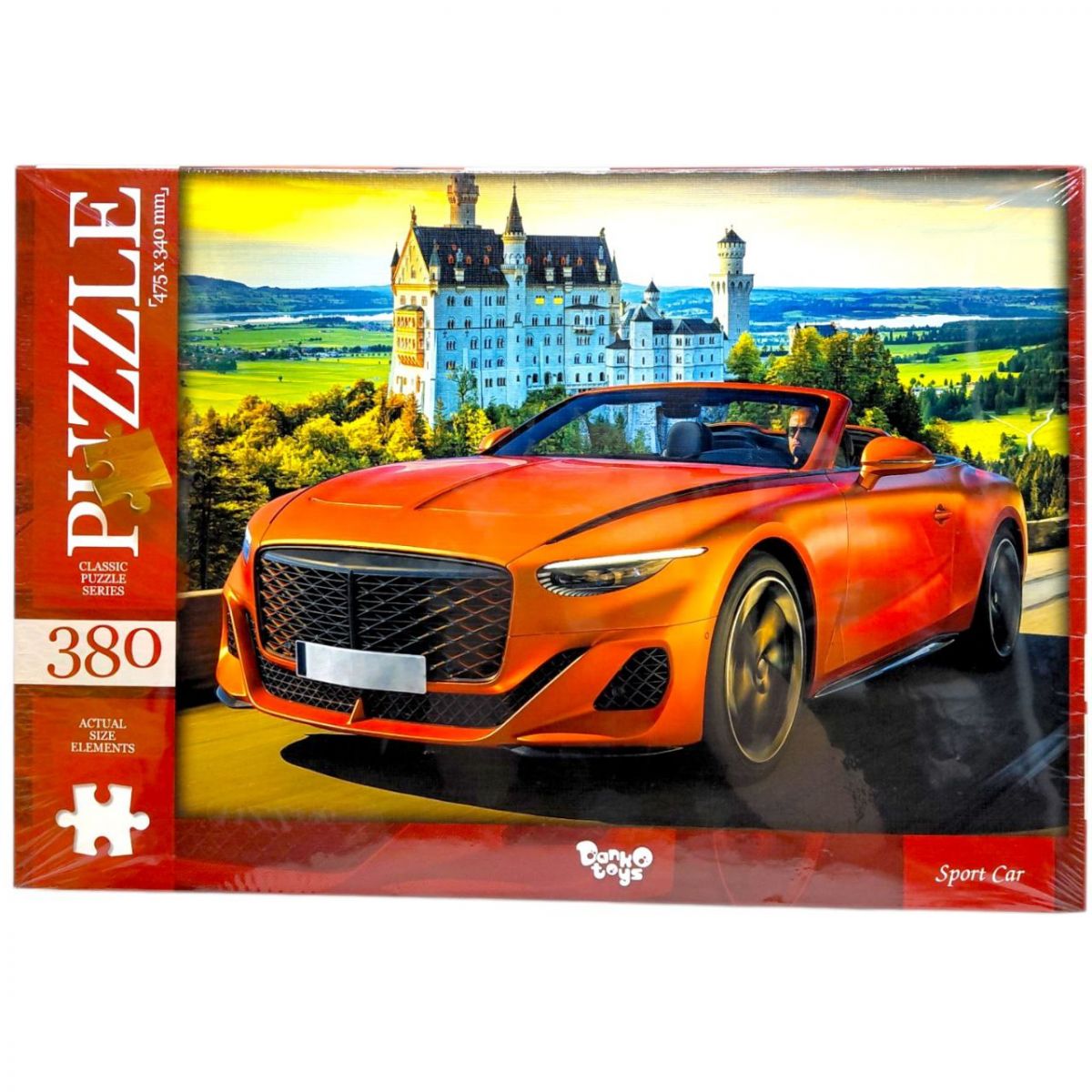 ПАЗЛИ, 380 ЕЛЕМЕНТІВ (ПОМАРАНЧЕВЕ АВТО)  фото 1