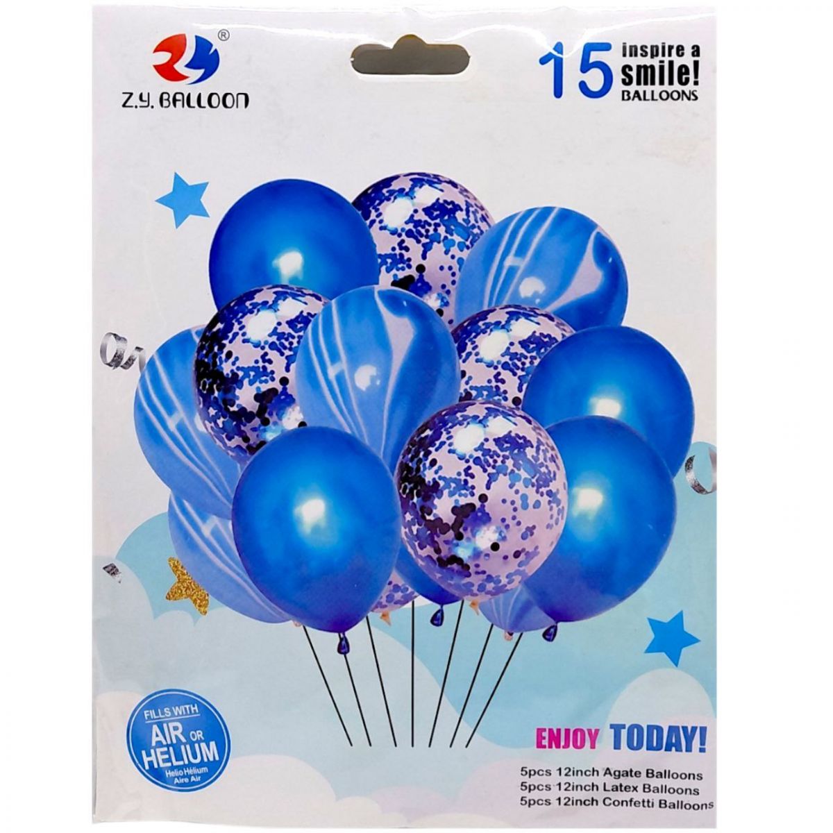 Кулі повітряні (набір - 15шт. *30см)  фото 1