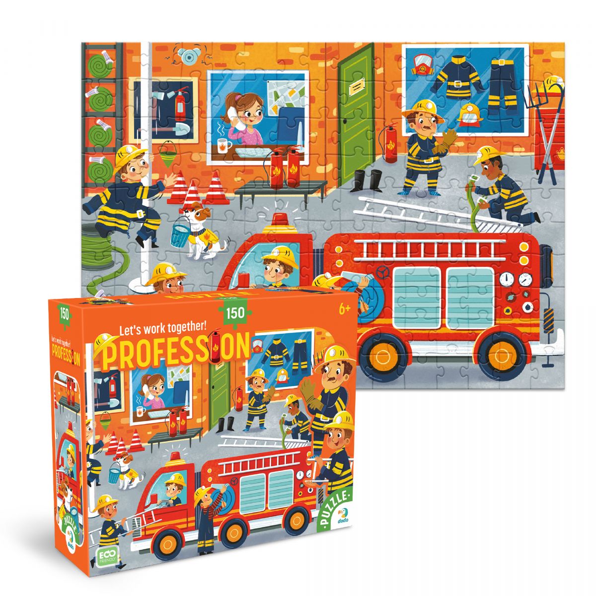 Пазл «Професії.  Пожежник»  фото 1