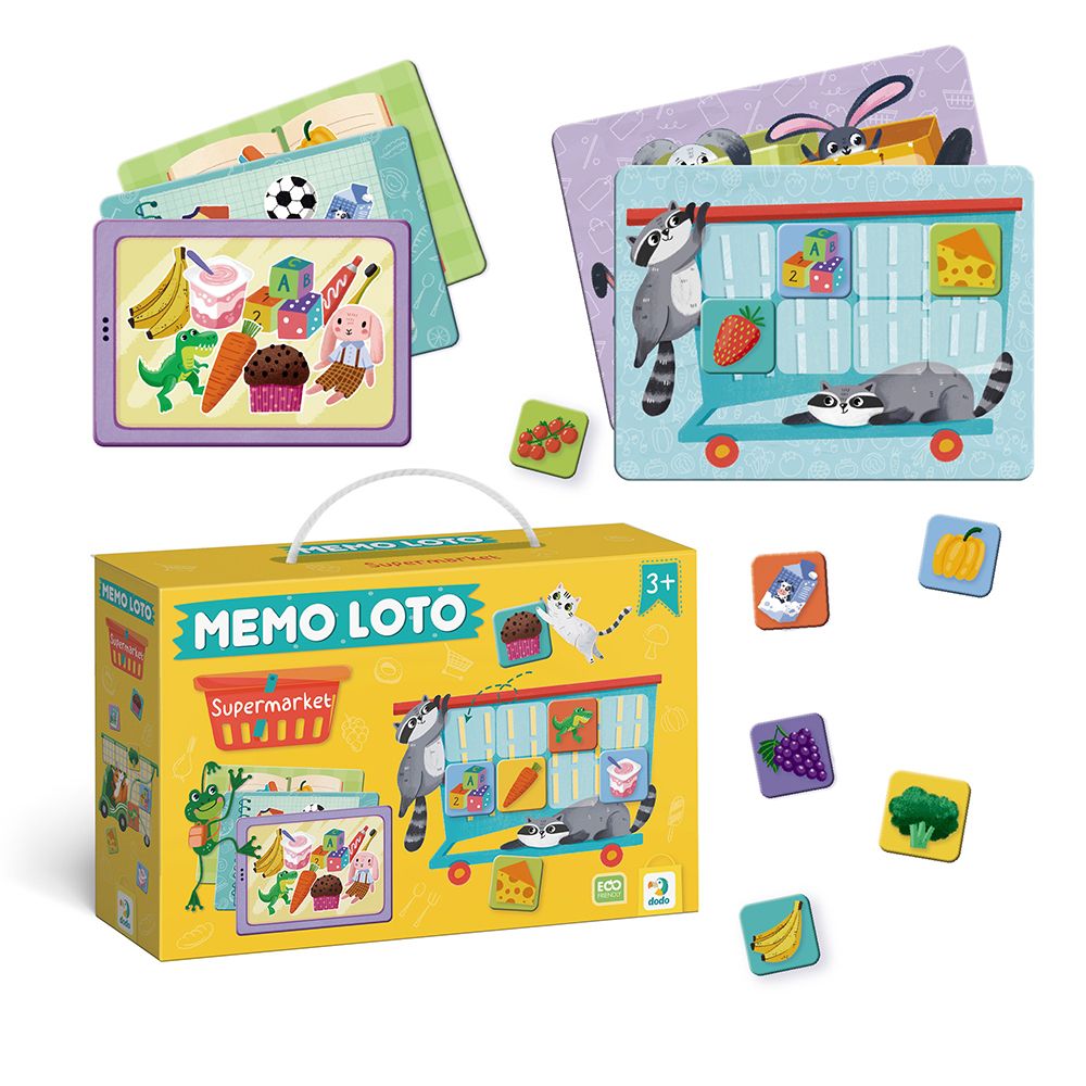 Гра настільна "Мемо Лото.  Супермаркет"  фото 1