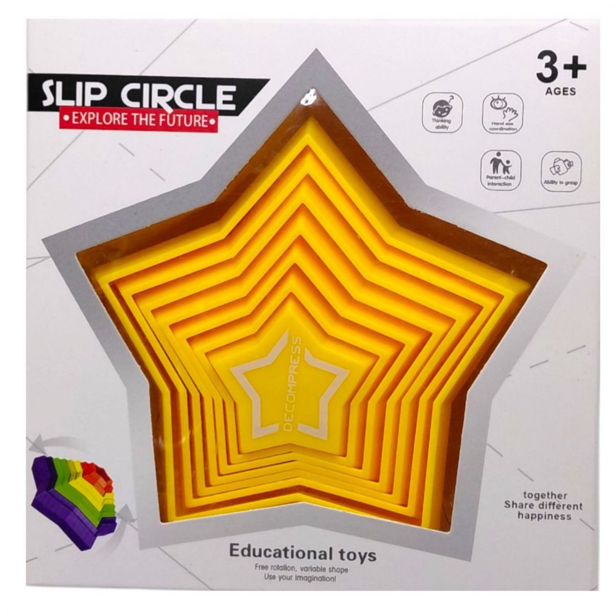 Логічна гра (2 види по 3 кольори, світло) в коробці  фото 1