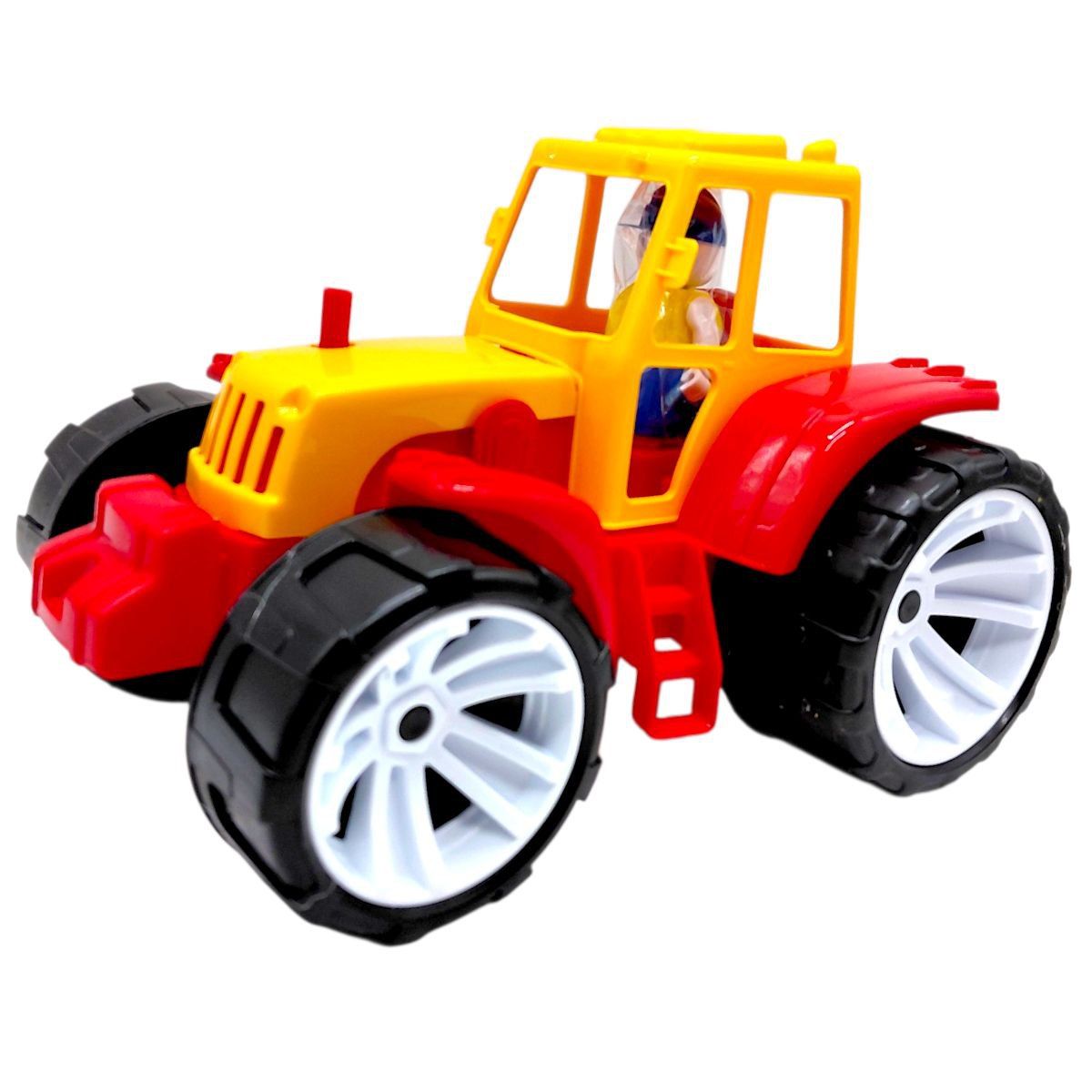 Трактор пластиковий  BAMS 007/6 (ЧЕРВОНИЙ/ЖОВТИЙ)  фото 1