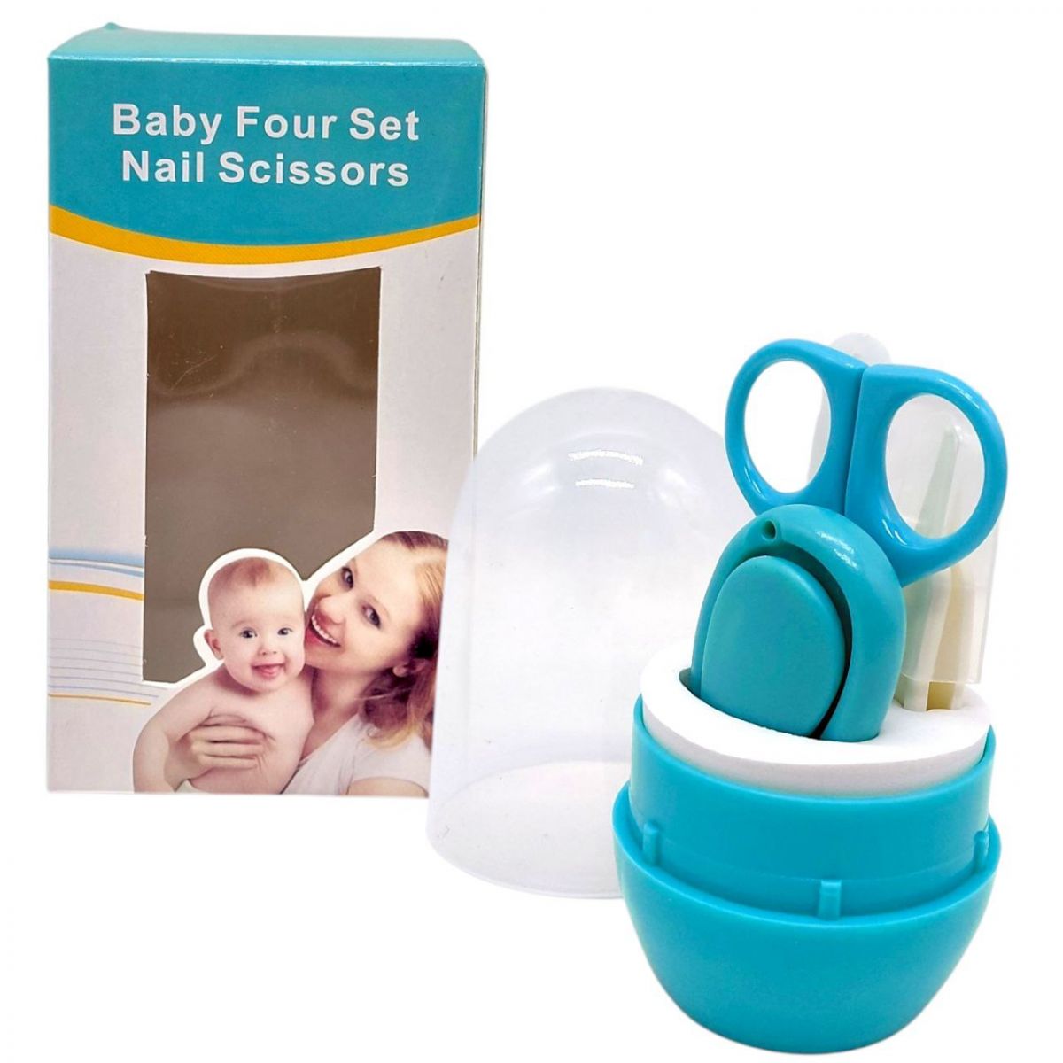 Манікюрний набір в кейсі, (Бірюзовий)  фото 1