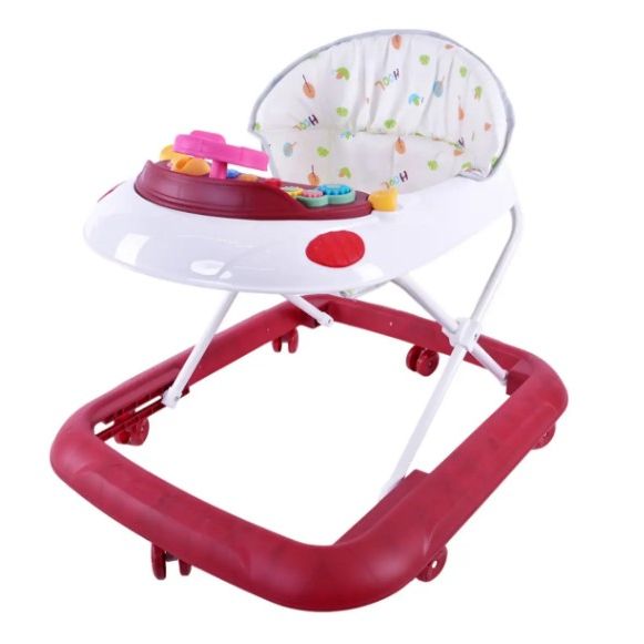 Ходунки музичні з брязкальцями, світло (БОРДО)  фото 1