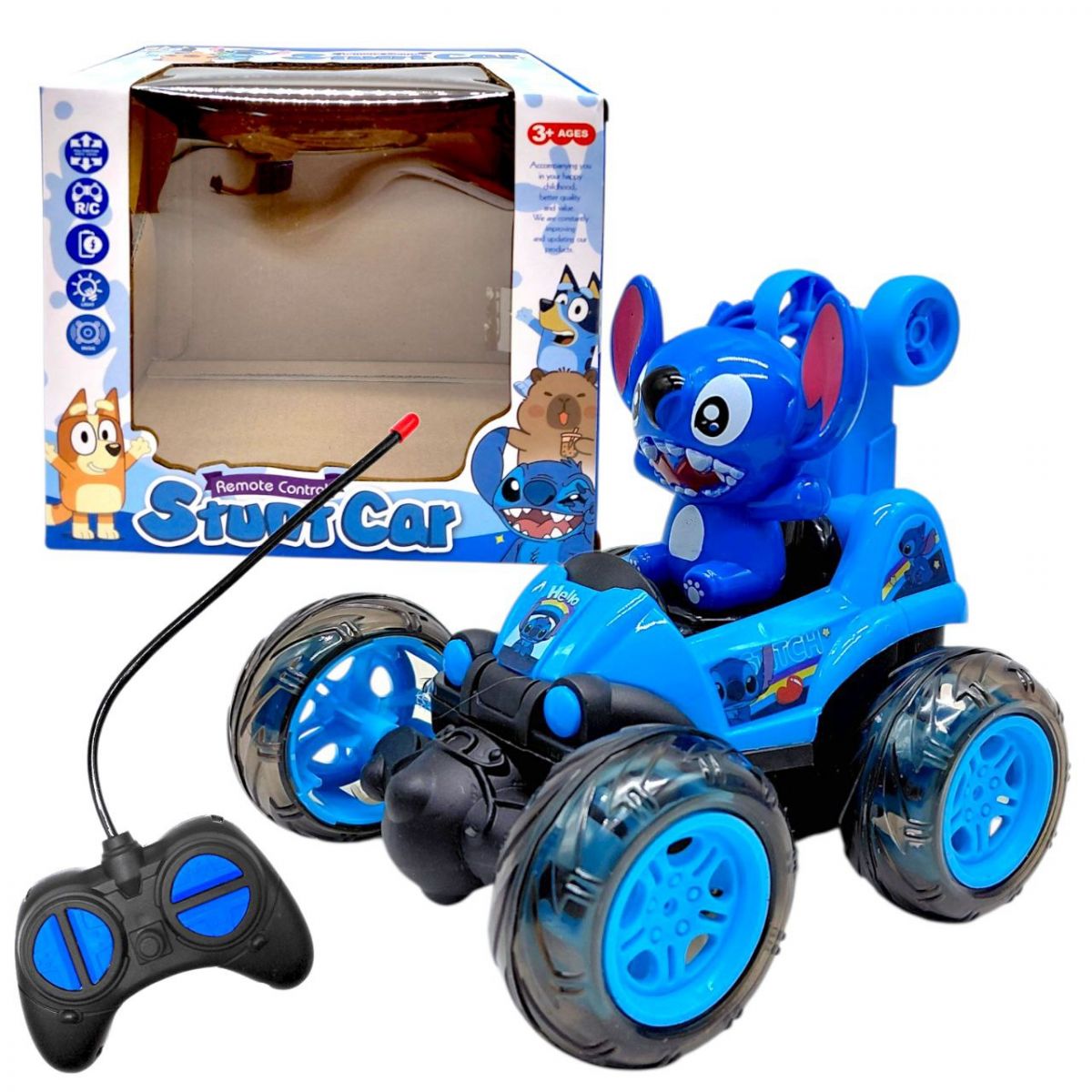 Машина р/к  STUNT CAR STITCH (СИНІЙ)  фото 1