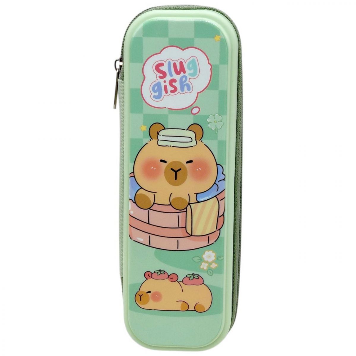 Пенал з утримувачем Капібара уп. PVC (ЗЕЛЕНИЙ)  фото 1