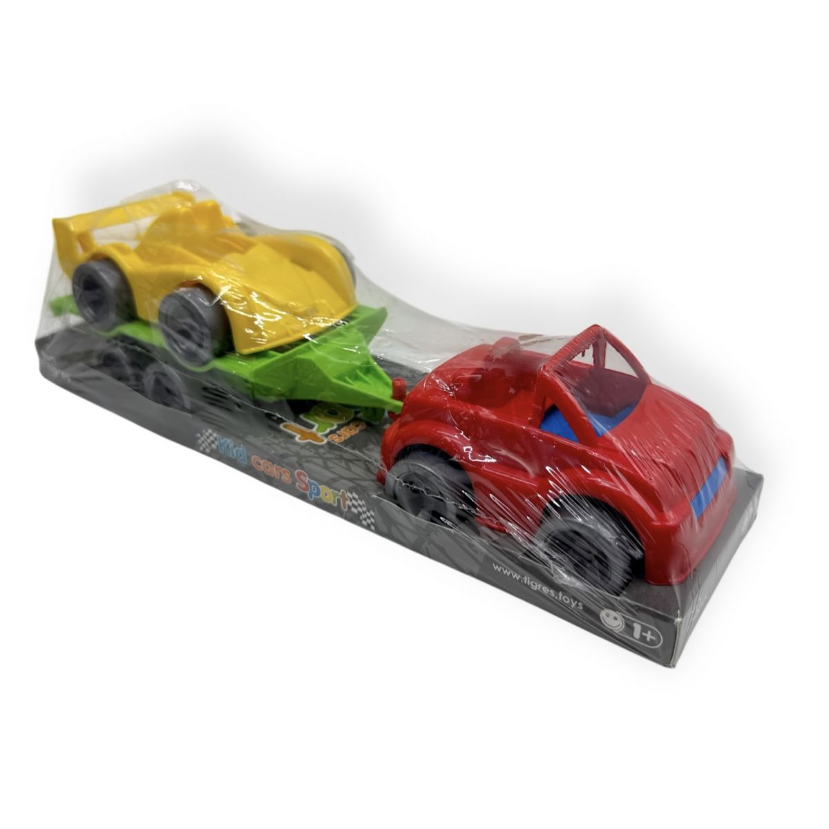 Набір машинок Kid cars sport (червоний кабріолет + жовта)  фото 1