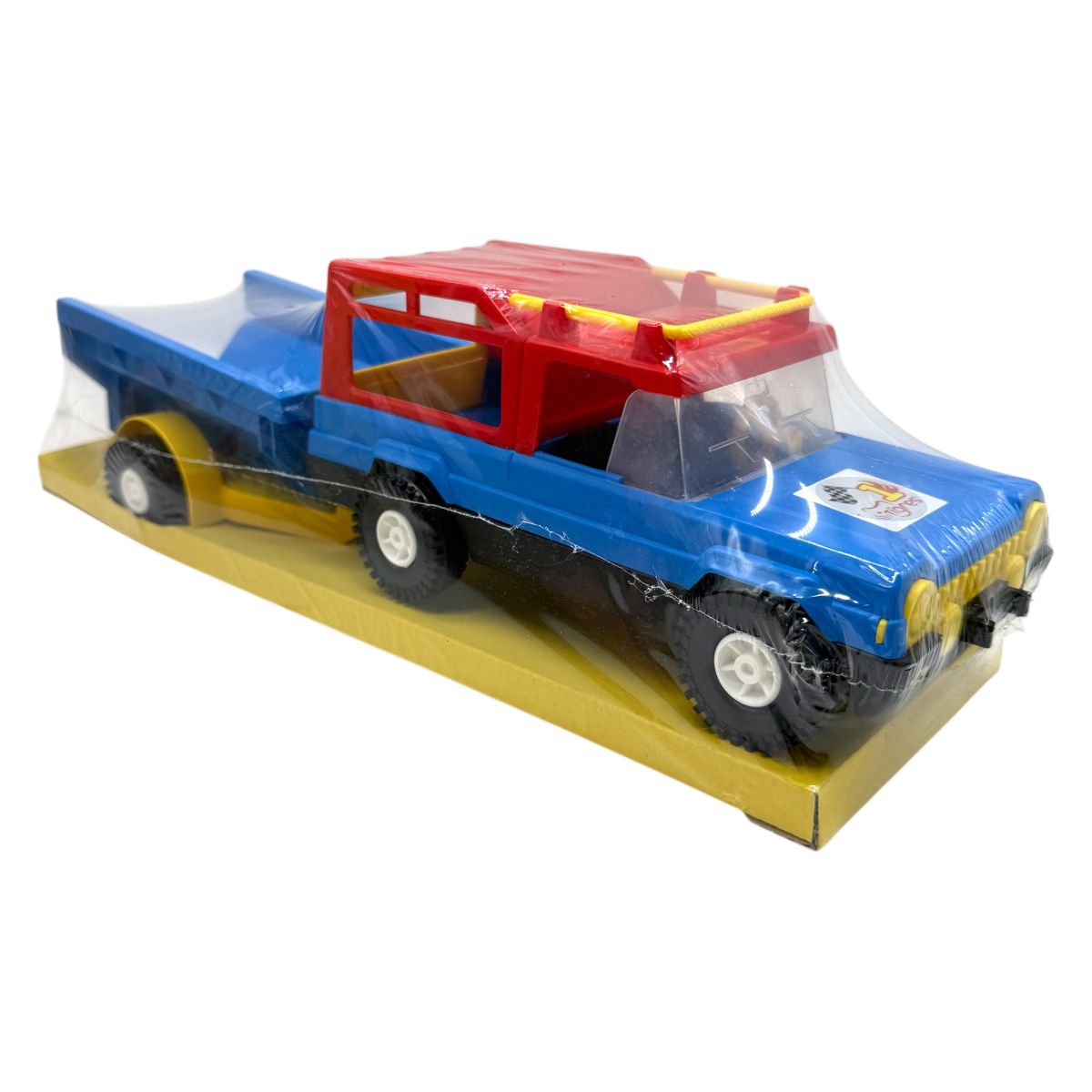 Машина "Мерс з коневози" (синій + синій причеп)  фото 1