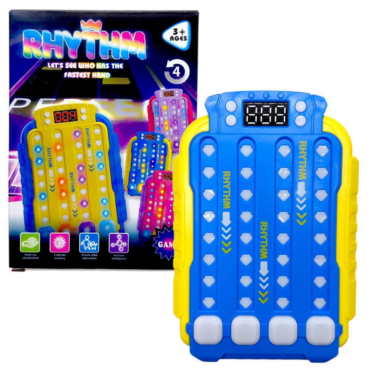 Електронна гра "Ритм" (ВИД 4), швидкість реакції, координацію та увагу  фото 1