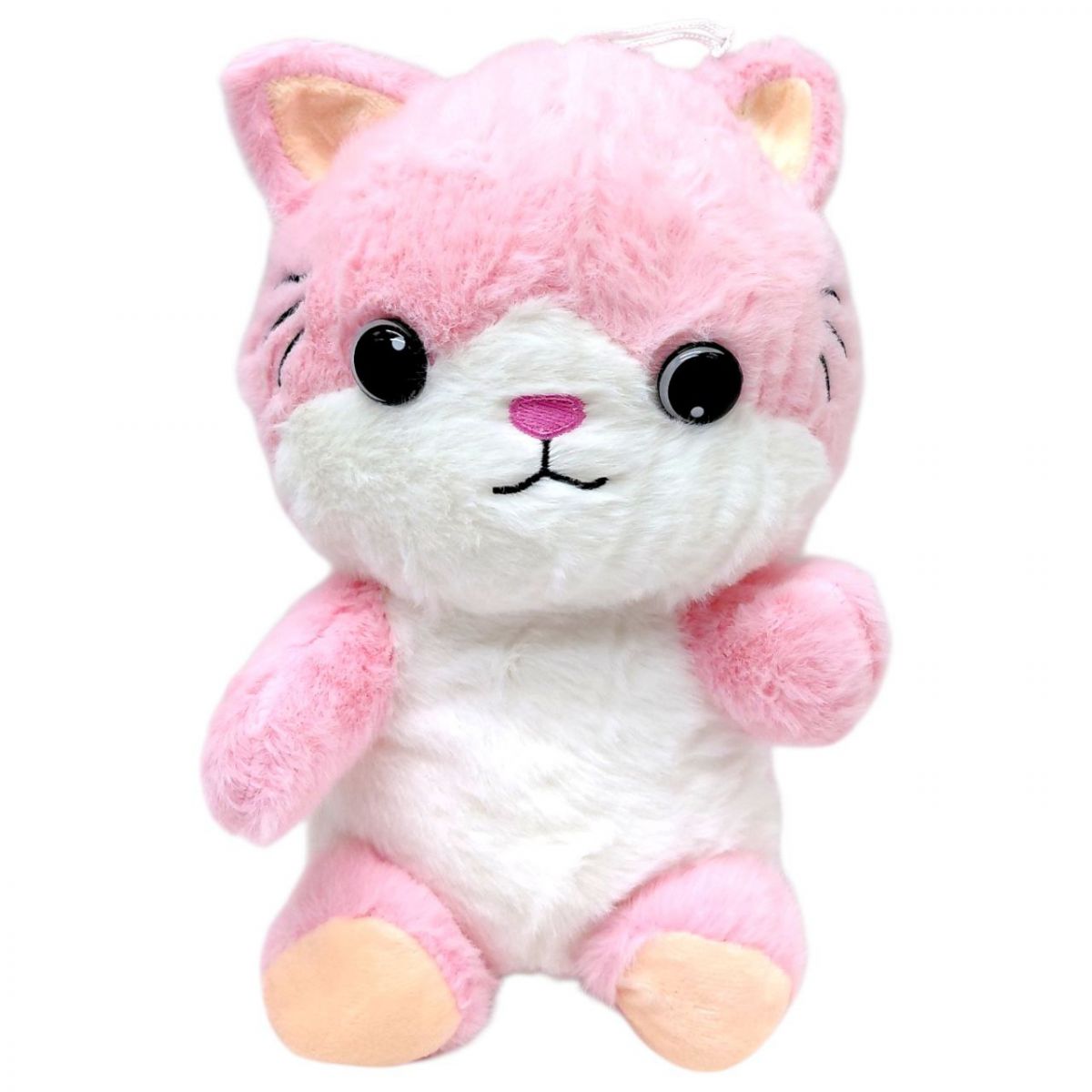Мʼяка іграшка "Котик" 20 см (РОЖЕВИЙ)  фото 1
