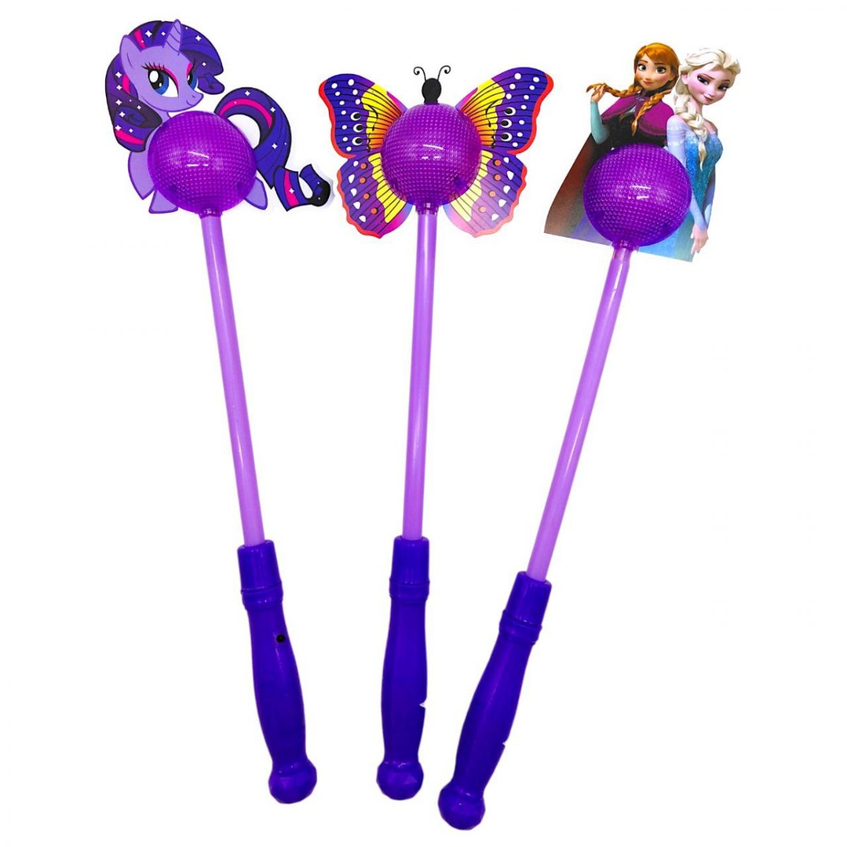 Паличка-світяшка "Фіолетовий мікс" (40 см)  фото 1