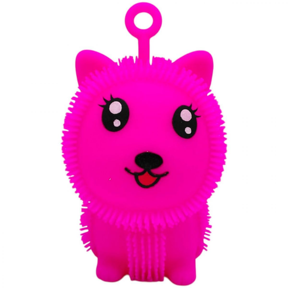 Сяючий силіконовий їжачок "Вушка" 10,5 см (РОЖЕВИЙ)  фото 1