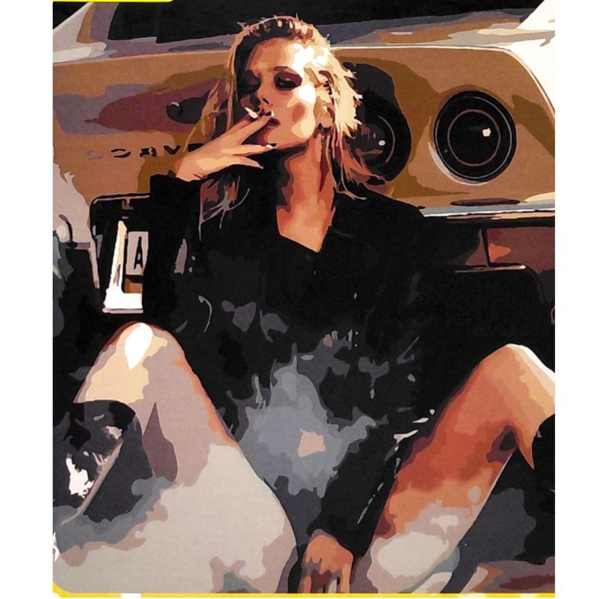 Картина по номерам "Платиновая блондинка" 40*50 см  фото 1