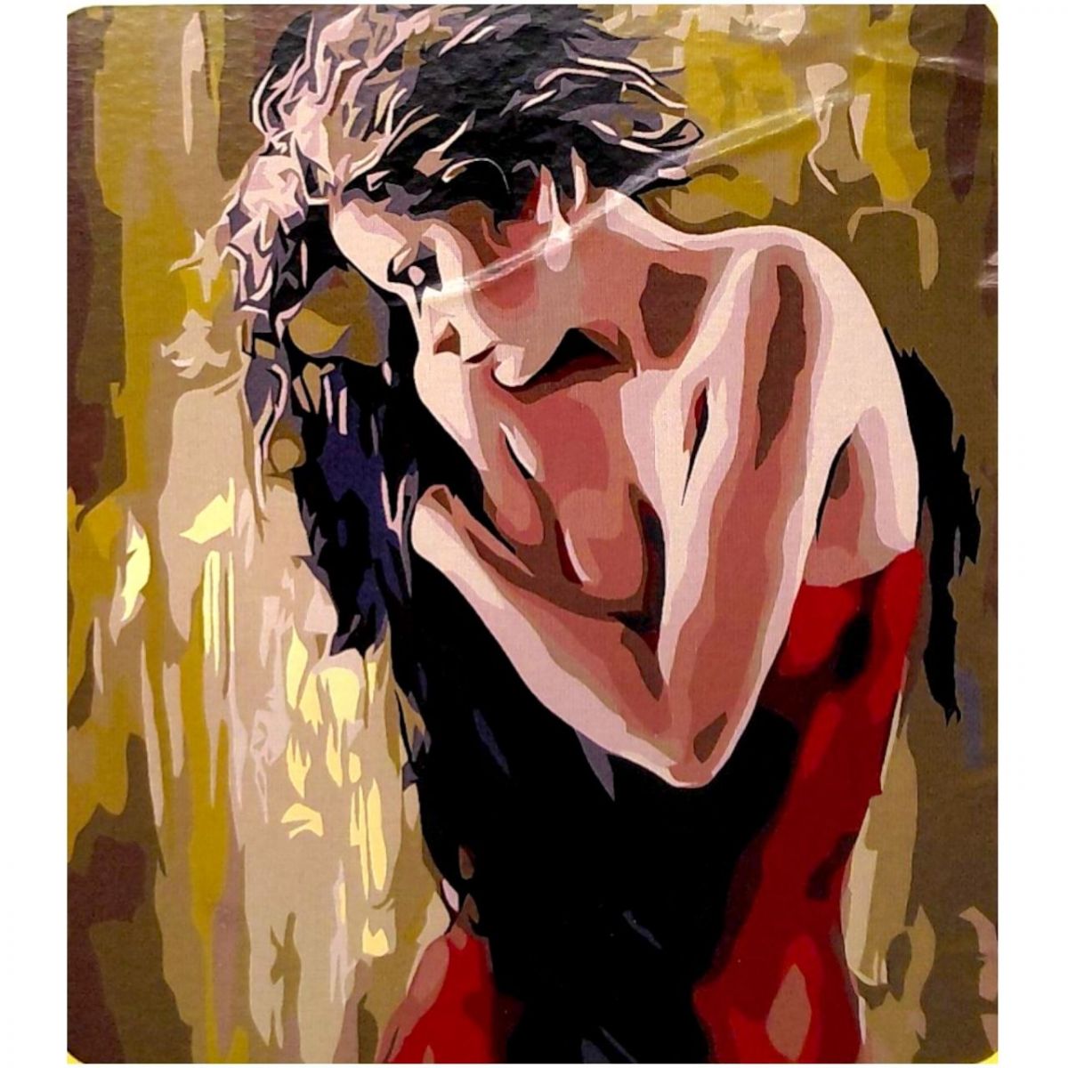 Картина по номерам "Маленькое красное платье" 40*50 см  фото 1