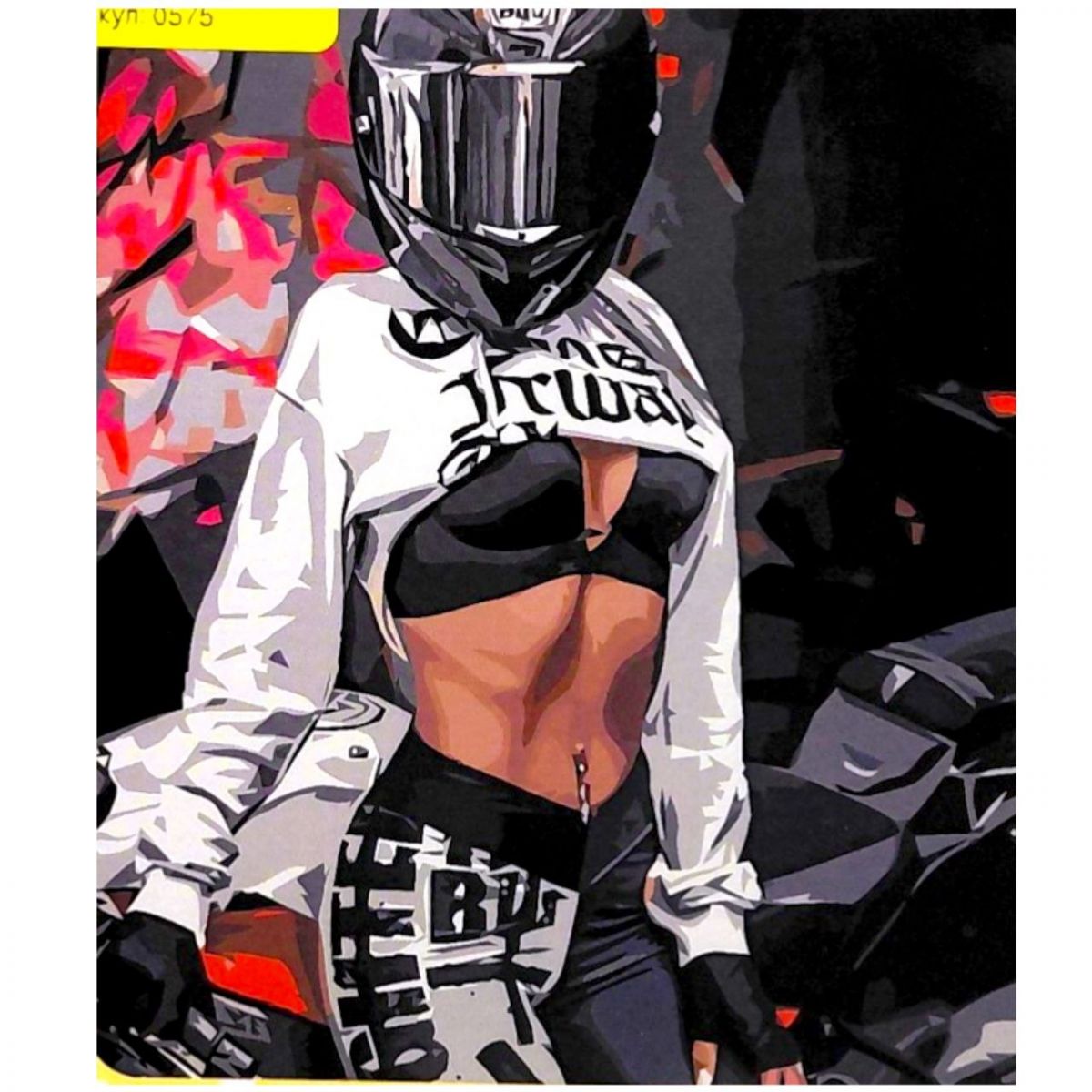 Картина по номерам "Королева байков" 40*50 см  фото 1