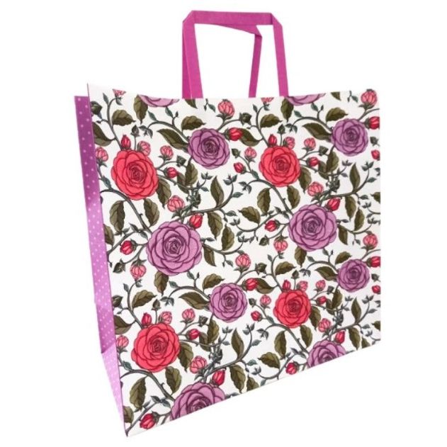 Пакет паперовий з ручками (32х30х15 см)  фото 1