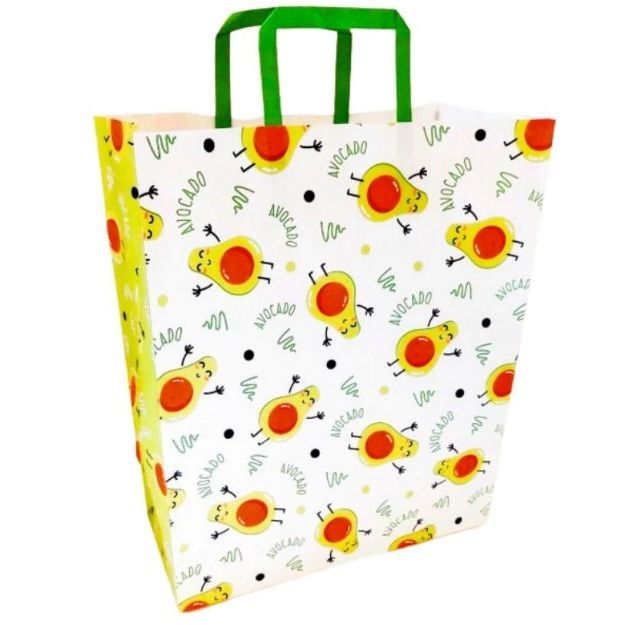 Пакет паперовий з ручками (32х38х15 см)  фото 1