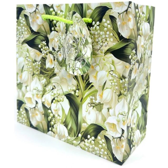 Пакет паперовий (5 шт в пакуванні) 16х16х7 см  фото 1