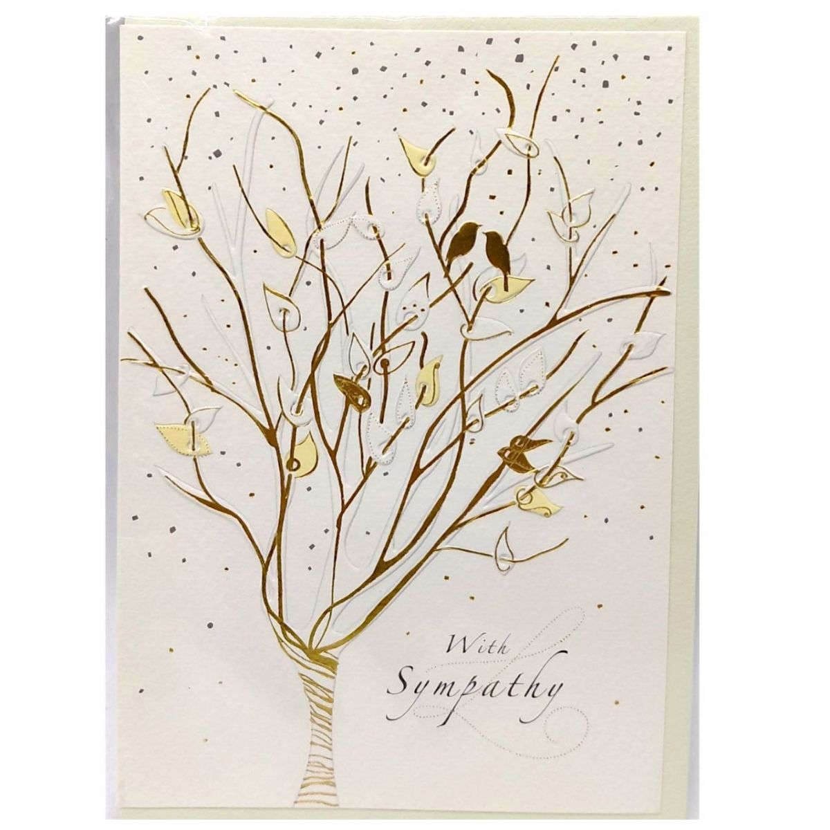 Открытка 167х118 мм "With Sympathy" набор 10 шт.  фото 1