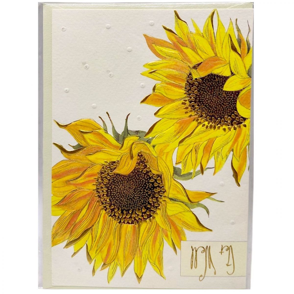 Открытка 167х118 мм "Get Well" набор 10 шт.  фото 1