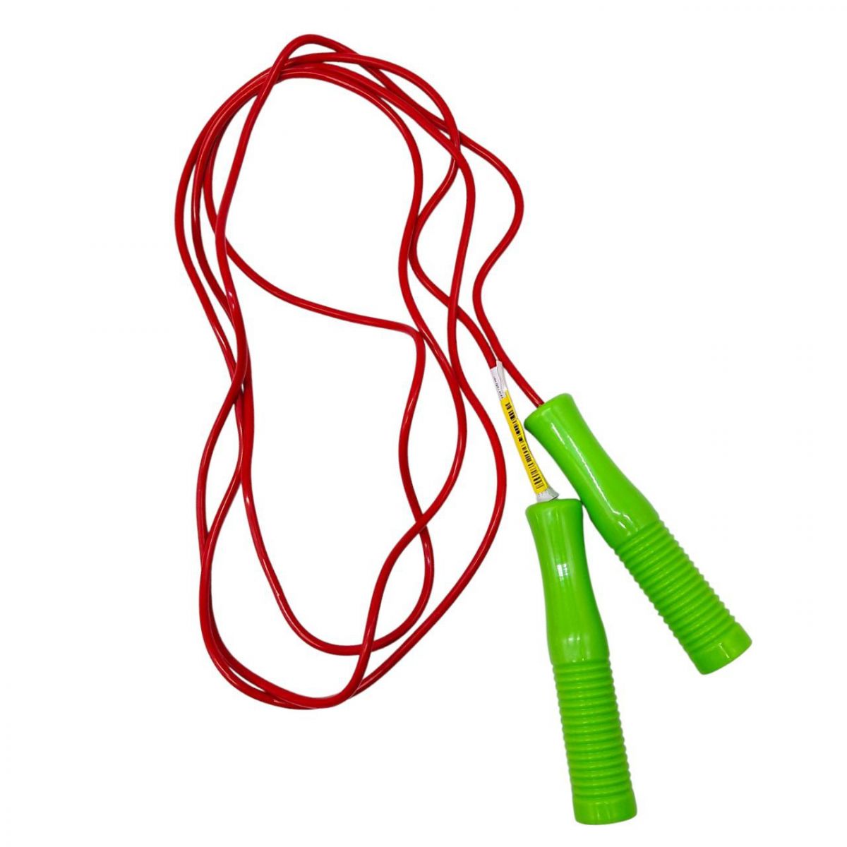 Скакалка №2 кольорова 260см (ЧЕРВОНА)  фото 1