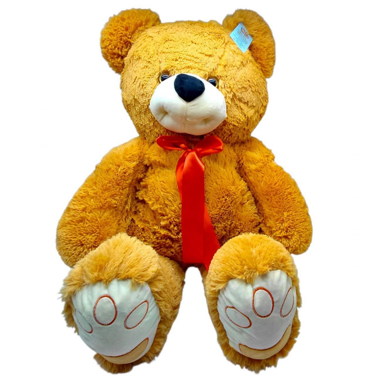 М'яка іграшка "Ведмідь Бонік" (1 м) КОРИЧНЕВИЙ  фото 1