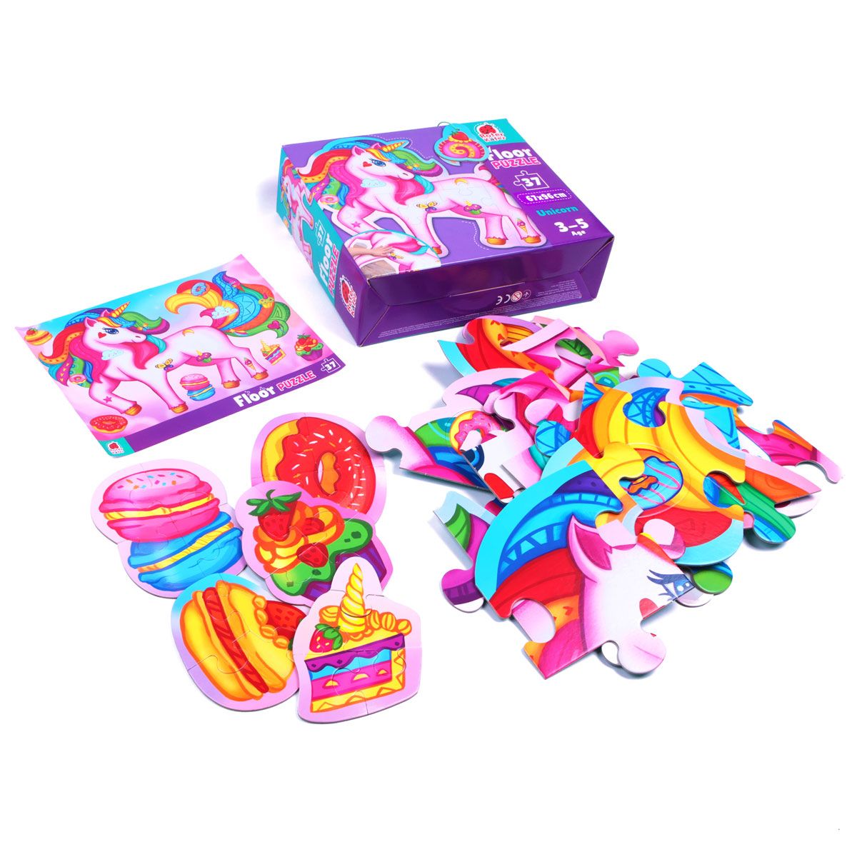 Пазл напольный "Волшебный единорог" (укр)  фото 1