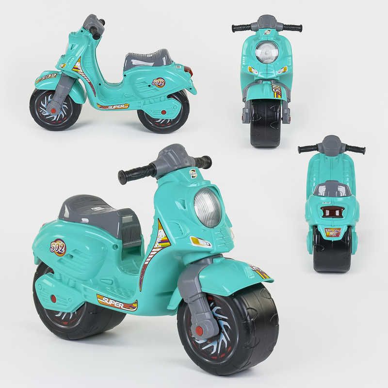 Дитячий скутер-толокар (бірюза), ORION  фото 1