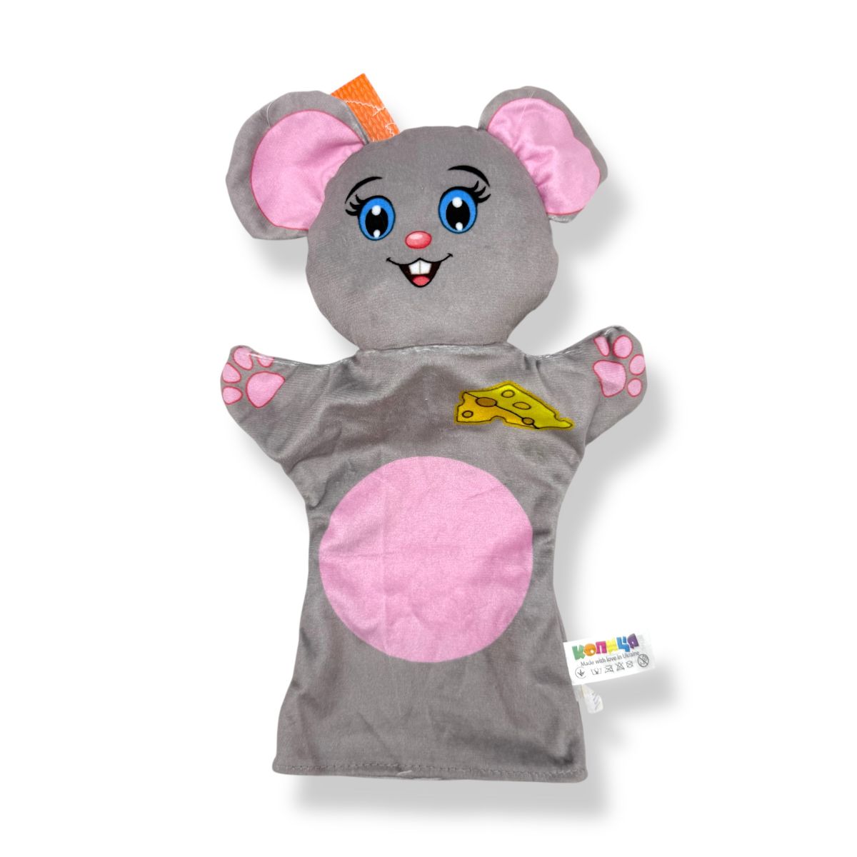 Мʼяка іграшка, (Рукавичка мишка, 1)  фото 1