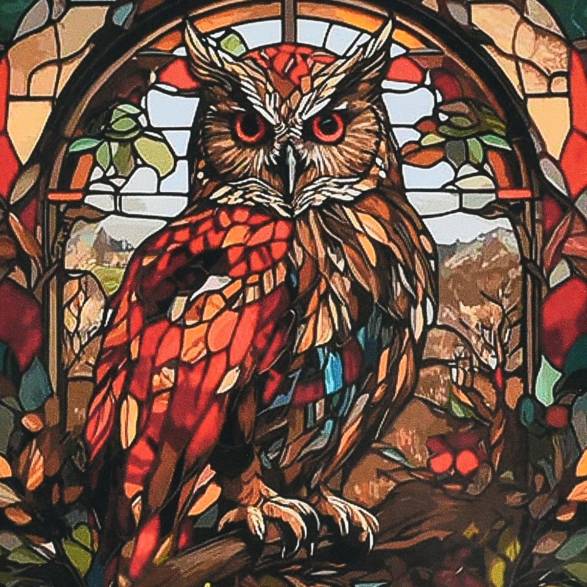 Алмазна мозаїка "Погляд мудрості" 30х30 см  фото 1