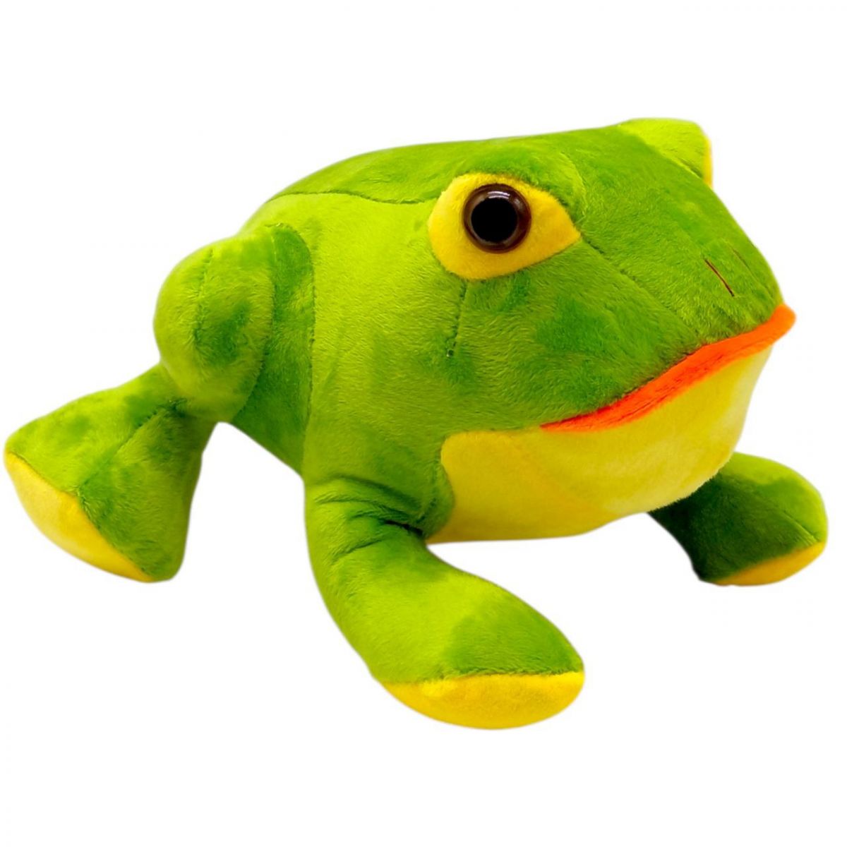 Мʼяка іграшка "Жабеня Квакуша", 16 см (САЛАТОВА)  фото 1