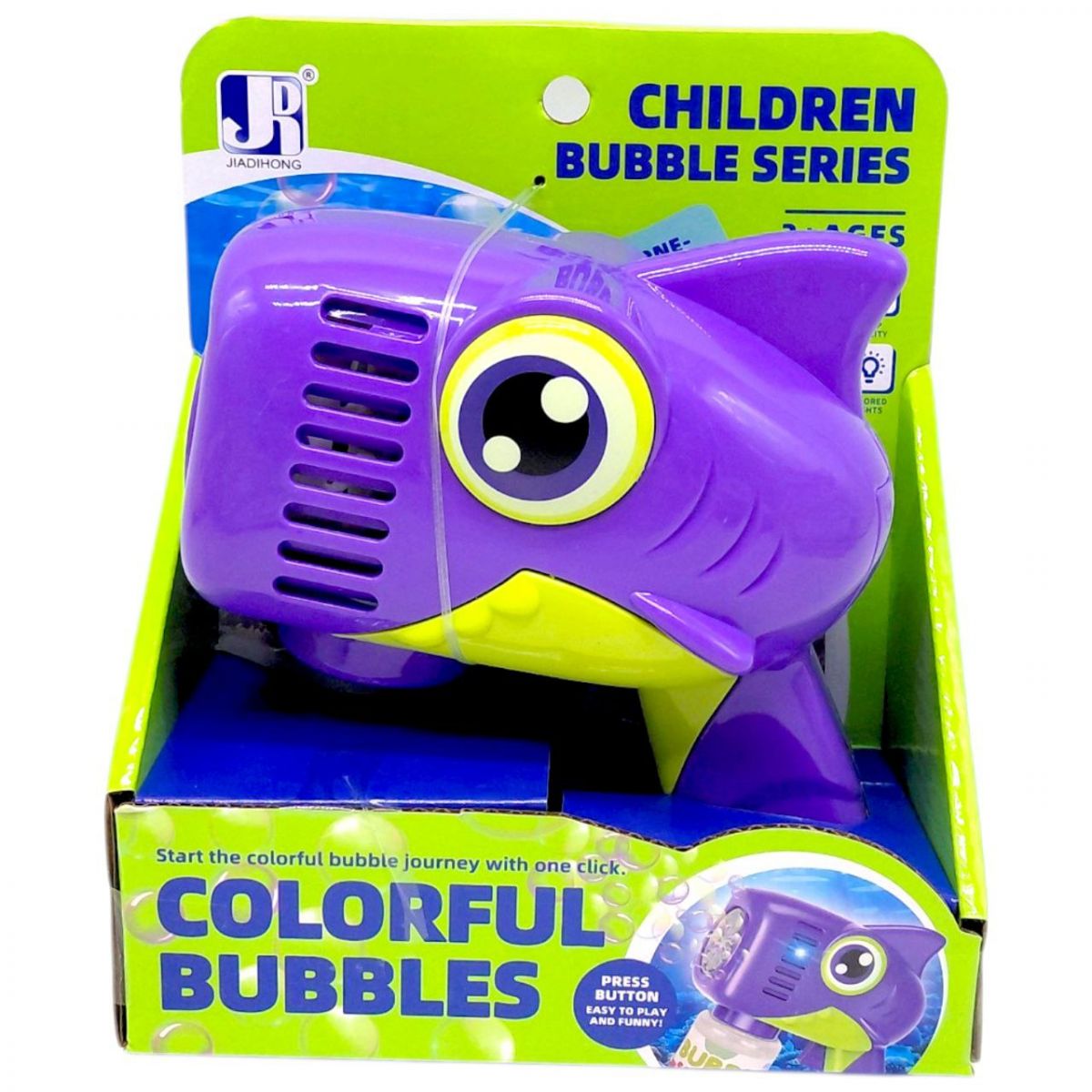 Бульбашкомет акула в коробі (ФІОЛЕТОВА)  фото 1