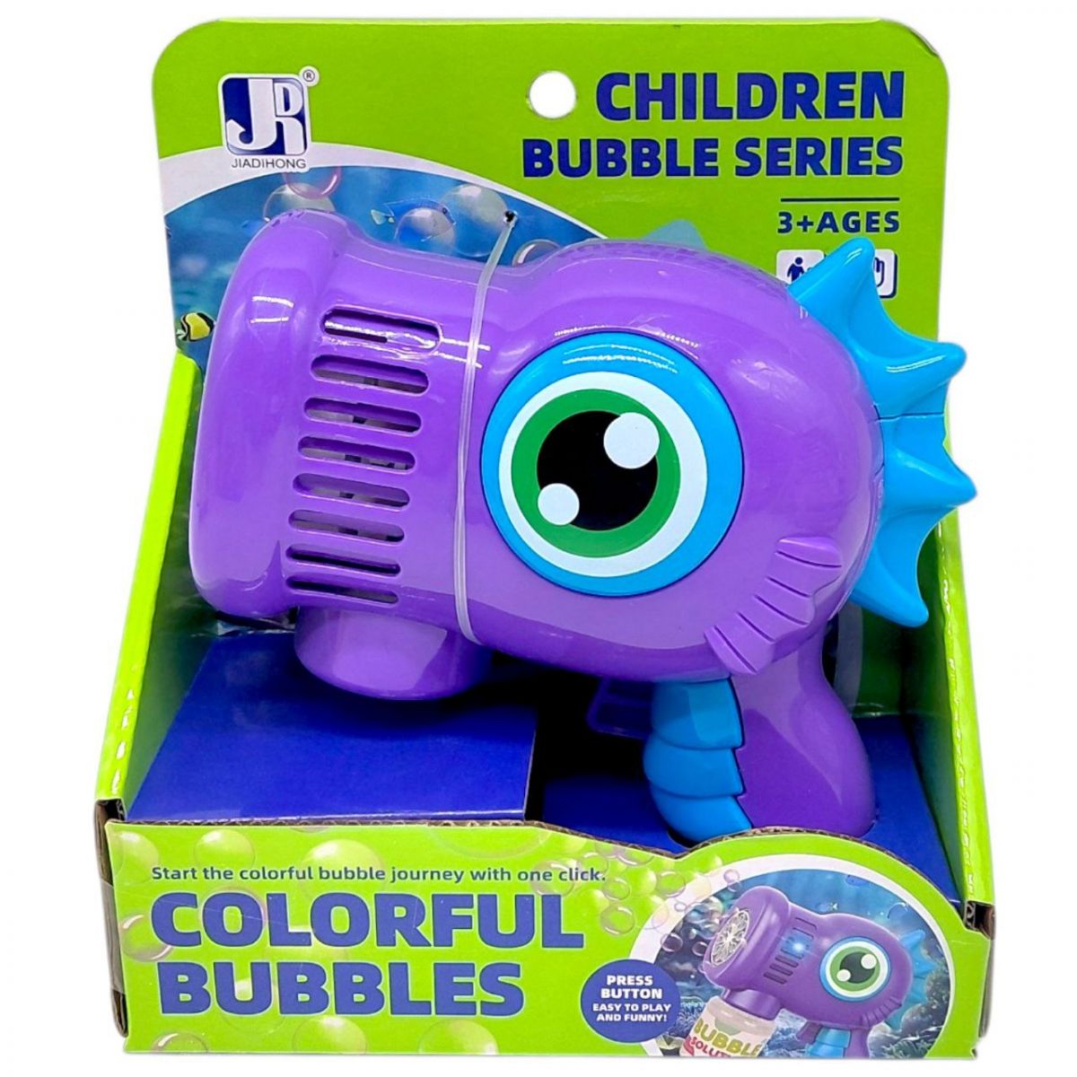 Бульбашкомет морський коник в коробці (ФІОЛЕТОВИЙ)  фото 1