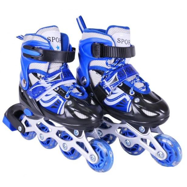 Роликові ковзан  розмір S (30-33) колеса PVC (СИНІ)  фото 1